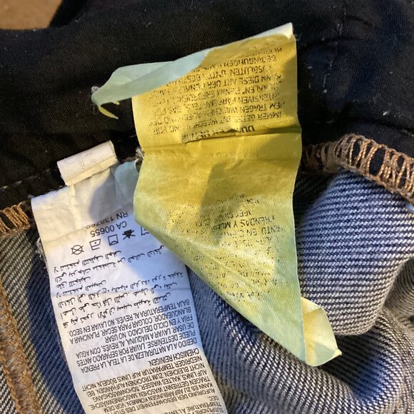 Love & Legend Women's Blue Jeans With Beads Distressed Size 14 Wide Leg - Picture 9 of 11